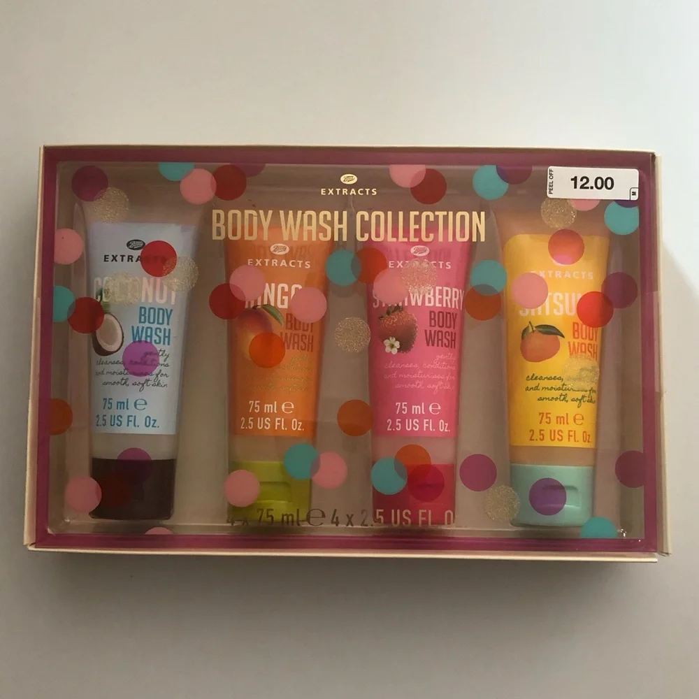 Boots Extracts Body Wash Collection